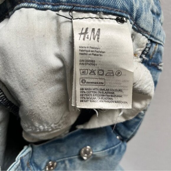 H&M Mom’s denim button fly high waisted jeans Sz 6 - Picture 6 of 13